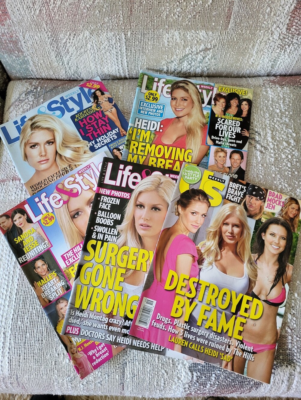 THE HILLS/HEIDI MONTAG Tabloid Magazine Lot US Weekly/Life & Style 2010-11